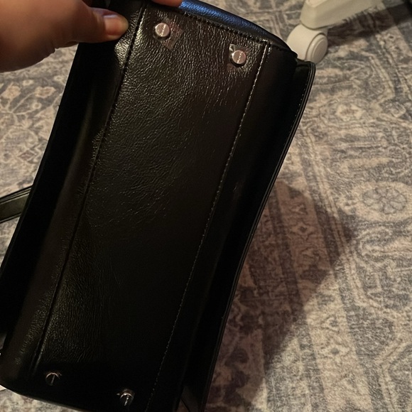 Calvin Klein Basalt Asymmetric Triple Compartment Convertible Satchel - Picture 15 of 15